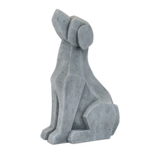 Load image into Gallery viewer, Poly Cat Dog Figurines (Set of 2) - Gray
