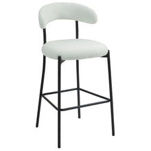 Load image into Gallery viewer, Counter Height Bar Stools With Powder Coating Base And Footrest
