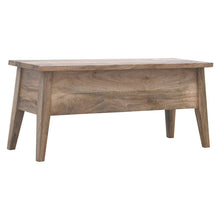 Load image into Gallery viewer, Lid Up Storage Bench - Oak
