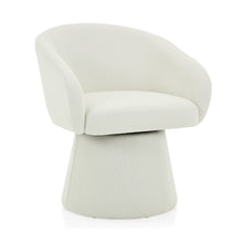 Load image into Gallery viewer, Modern Swivel Accent Chair With Ergonomic Barrel Design
