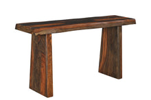 Load image into Gallery viewer, Solid Wood Frame Console Table - Dark Brown
