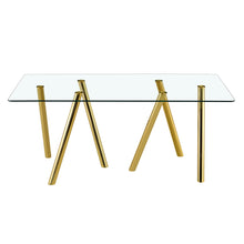 Load image into Gallery viewer, Dining Table With Transparent Surface
