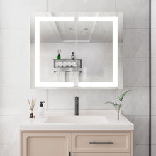 Load image into Gallery viewer, Medicine Cabinet With LED Vanity Mirror, Anti-Fog, Waterproof, Dimmable With Touch Switch
