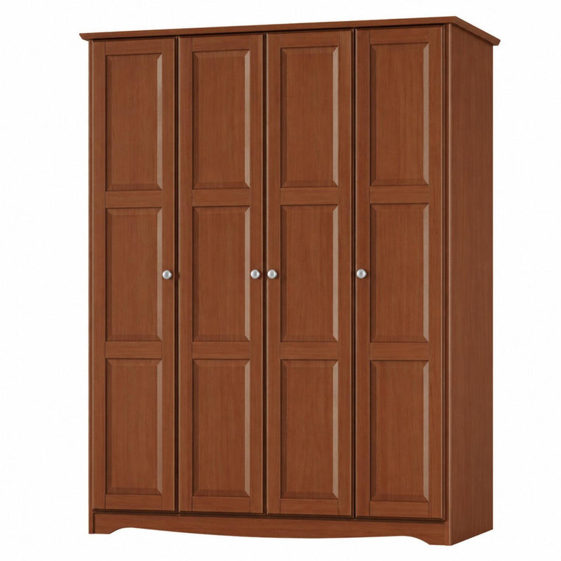 Solid Wood Four Door Combo Dresser (765064) - Coffee