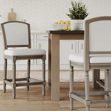 Load image into Gallery viewer, Stool With Upholstered Seat And Back
