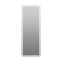 Load image into Gallery viewer, Frameless Full Length Floor Mirror With LED Light, Dimming &amp; 3 Color Modes Mirror - Silver
