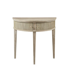 Load image into Gallery viewer, Vintage Inspired Storage Console Table With Fluted Doors
