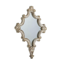 Load image into Gallery viewer, 30" Diamond Solid Framed Accent Mirror - White
