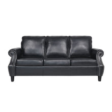 Load image into Gallery viewer, Contemporary 3 Seater Sofa With Nailhead Trim
