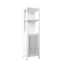 Load image into Gallery viewer, Storage Cabinet With Tall Tower, Multifunctional For Bathroom
