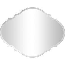 Load image into Gallery viewer, 31" Novelty Glass Framed Accent Mirror - Silver
