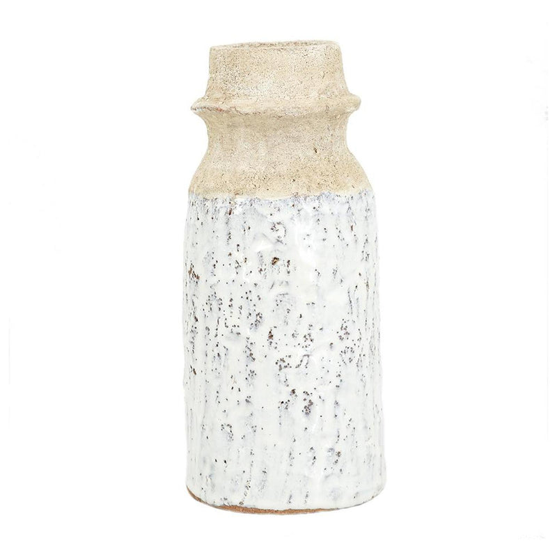 Cylinder Table Vase - Beige / Ivory