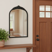 Load image into Gallery viewer, 16" Metal Arch Accent Mirror - Black
