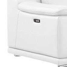 Load image into Gallery viewer, Leather Modular L Shaped Eight Piece Corner Sectional With Console - White
