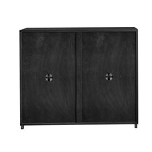 Load image into Gallery viewer, 39" Wood Accent Cabinet - Black
