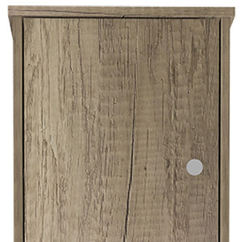 Wood Accent Cabinet With Two Doors (477658) - Natural