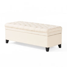 Load image into Gallery viewer, Juliana - Storage Ottoman With Birch Legs
