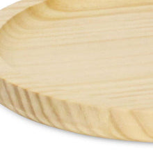 Load image into Gallery viewer, 9" Solid Wood Handmade Round Vanity Tray - Natural
