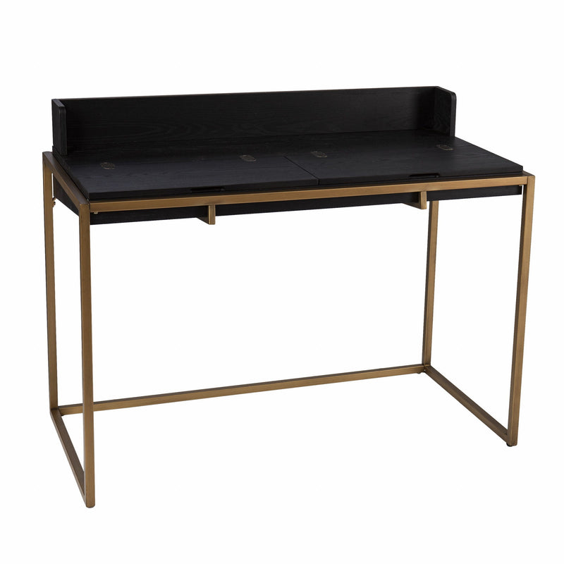 Writing Desk - Black / Gold
