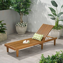 Load image into Gallery viewer, Nadine - Stylish Chaise Lounge Chair - Teak
