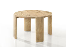 Load image into Gallery viewer, Bowen - Round Dining Table With Cream Color Upholstered Chairs (Set of 5) - Oak Finish
