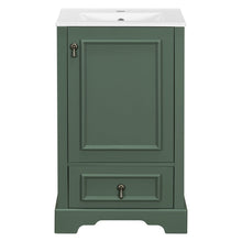 Load image into Gallery viewer, Bathroom Vanity With Sink, Soft Close Door, Adjustable U-Shaped Shelf
