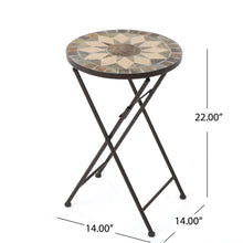 Load image into Gallery viewer, Silvester - End Table - Beige / Black

