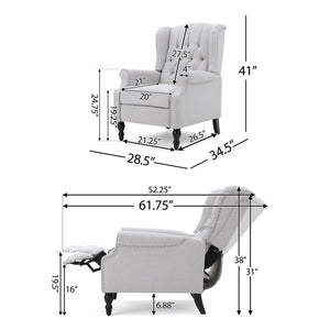 Tufted Arm Chair Recliner