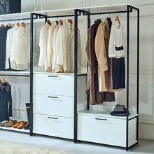 Load image into Gallery viewer, Fiona - Walk-In Closet System, Freestanding - White
