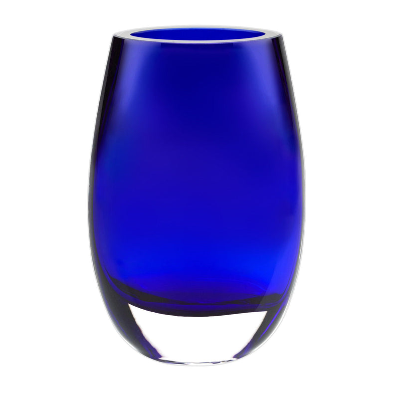 Oval Free Table Vase (375846) - Cobalt / Cobalt
