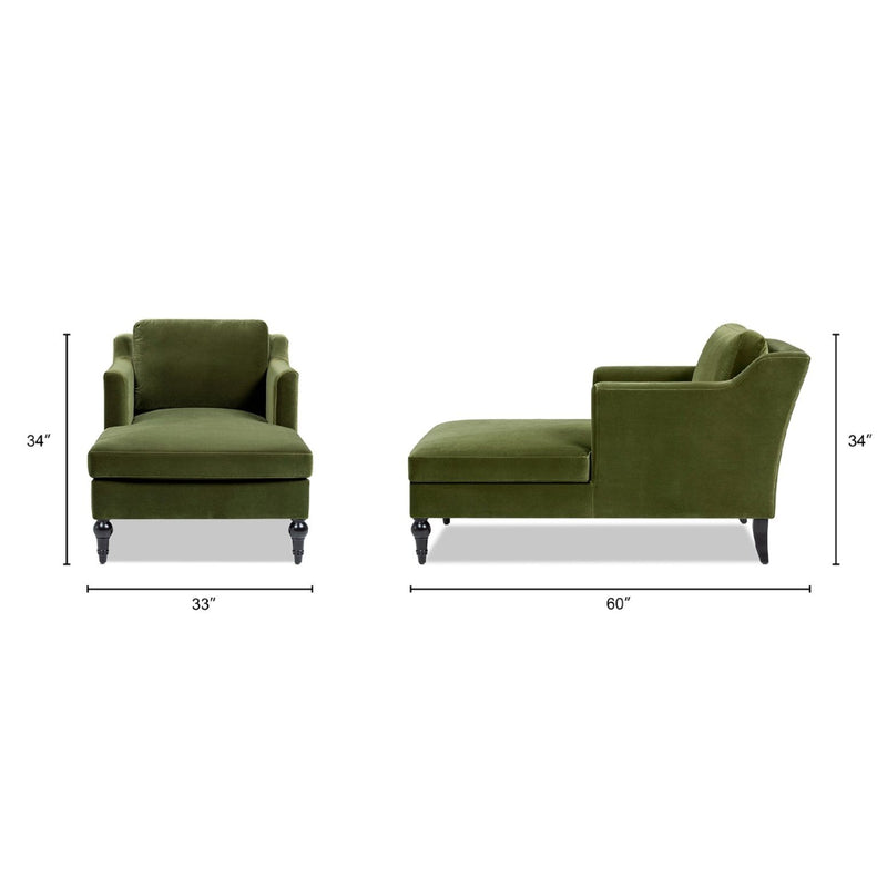 Josephine - Upholstered Chaise Lounge