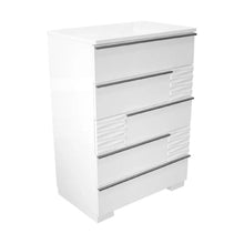 Load image into Gallery viewer, 5 Drawer Chest, Bedroom - White
