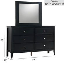 Load image into Gallery viewer, Daniel - Dresser, 6 Drawer
