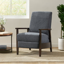 Load image into Gallery viewer, Wide Wood Hand Manual Club Recliner
