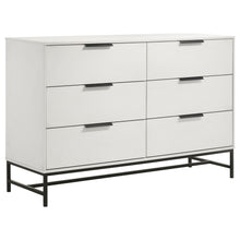 Load image into Gallery viewer, Taraval - 6 Drawer Bedroom Dresser - White
