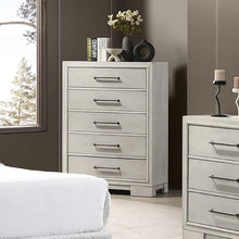 Load image into Gallery viewer, 1 Piece Chest With Square Legs And Sleek Handles - Antique White
