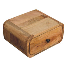 Load image into Gallery viewer, 12" Solid Wood 1 Drawer Floating Nightstand - Oak

