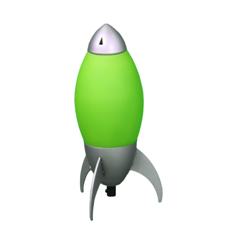 Acrylic Bedside Table Lamp With Shade - Green