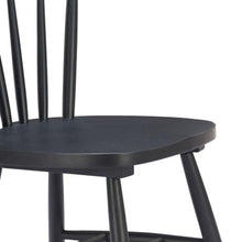 Load image into Gallery viewer, Solid Wood Slat Back Dining Side Chairs (Set of 2) - Black
