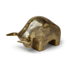 Load image into Gallery viewer, Raging Bull Sculpture - Gold
