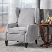 Load image into Gallery viewer, Westeros Wing Back Fabric Upholstered Recliner
