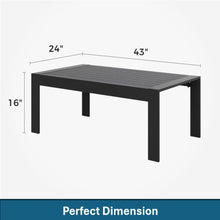 Load image into Gallery viewer, Modern Rectangle Outdoor Coffee Table
