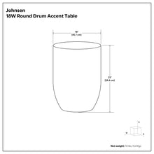 Load image into Gallery viewer, Johnsen - Cross Hatch Pattern Accent Table - Antique Gold
