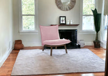 Load image into Gallery viewer, Plush Low Profile Armless Accent Chair - Pink
