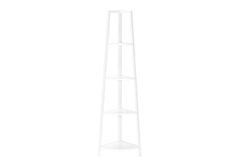 Four Tier Corner Bookcase (489785) - White