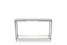 Load image into Gallery viewer, Glass Frame Console Table - Silver
