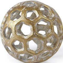 Load image into Gallery viewer, Decorative Orb Tabletop Sculpture (392562) - Gold

