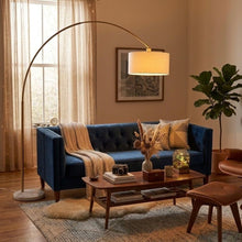 Load image into Gallery viewer, Ambient - Arch Floor Lamp With Large Shade - Gold / White
