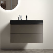 Load image into Gallery viewer, Alice - Bathroom Vanity With Sink, Large Storage Wall Mounted Floating Bathroom Vanity For Modern Bathroom, One-Piece Sink Basin Without Drain And Faucet
