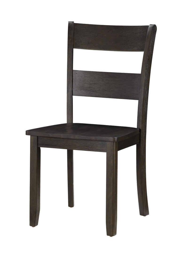 Wood Ladder Back Dining Side Chairs (Set of 2) - Walnut